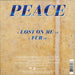 Peace Lost On Me - Autographed UK 7" vinyl single (7 inch record / 45) 888430989276