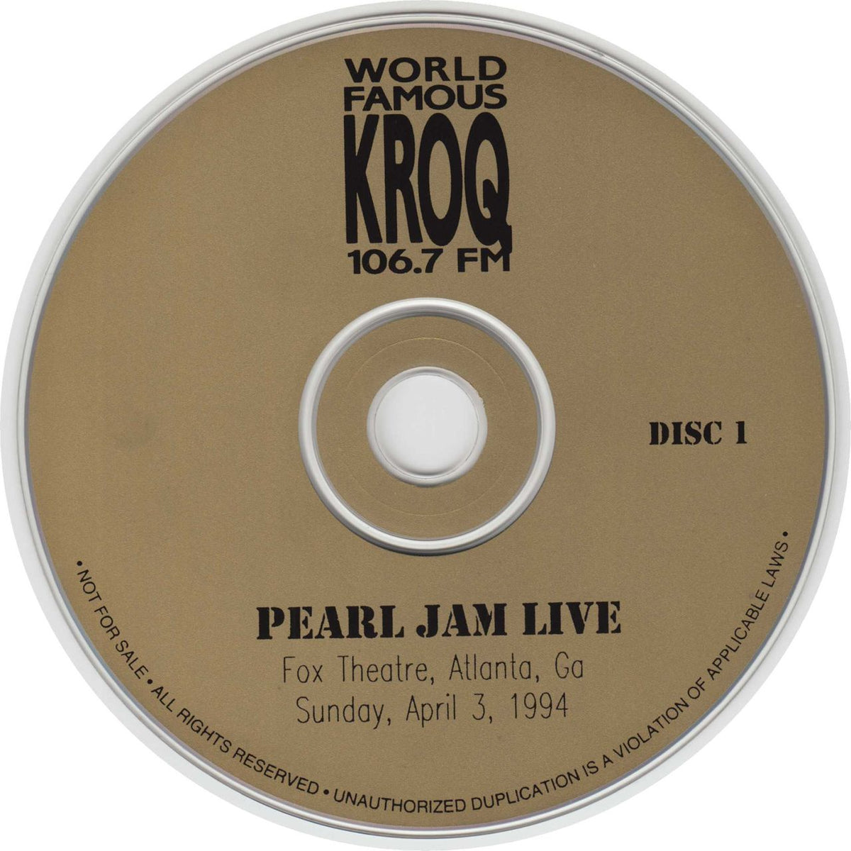 pearl jam live album