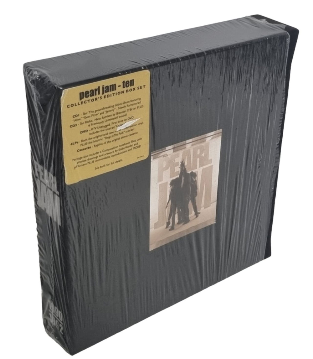 Pearl Jam Ten - Super Deluxe Collectors Edition - Shrink UK box set 88697375872