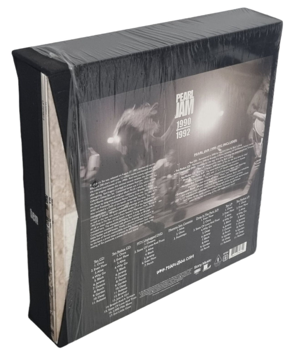 Pearl Jam Ten - Super Deluxe Collectors Edition - Shrink UK box set PJABXTE804945