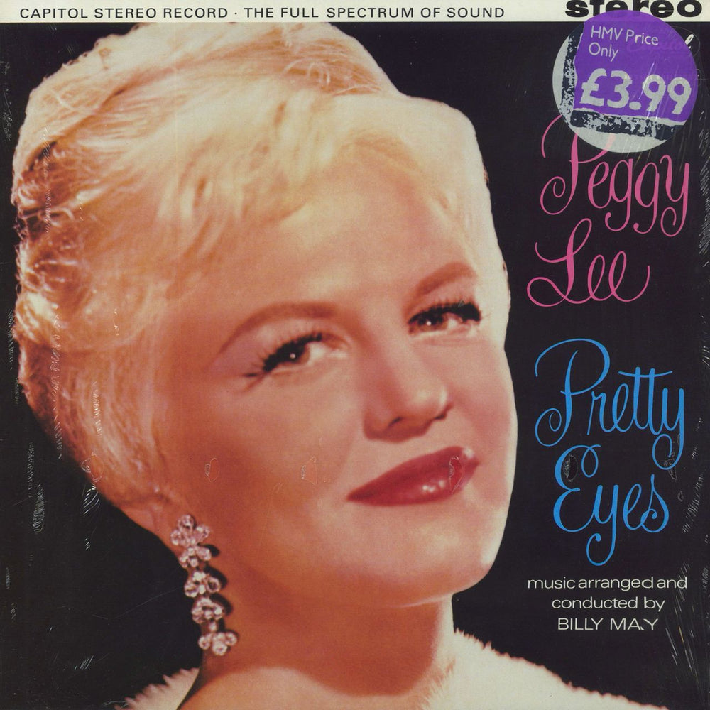 Peggy Lee Pretty Eyes UK vinyl LP album (LP record) EMS1153