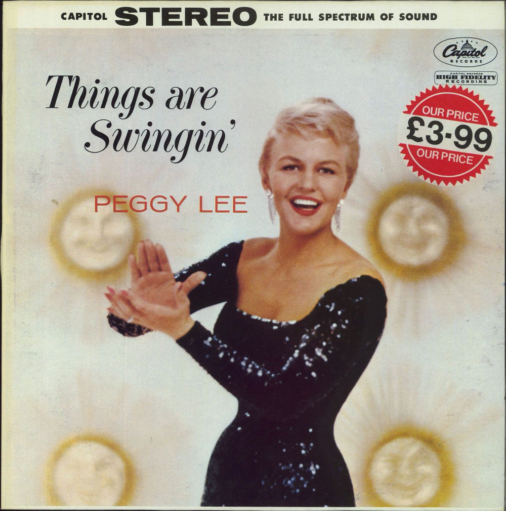 Peggy Lee Things Are Swingin' French vinyl LP album (LP record) 1566191