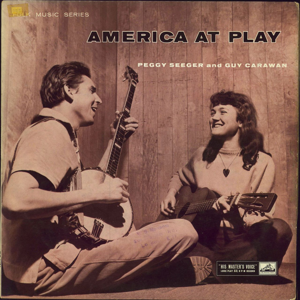 Peggy Seeger America At Play UK vinyl LP album (LP record) CLP1174