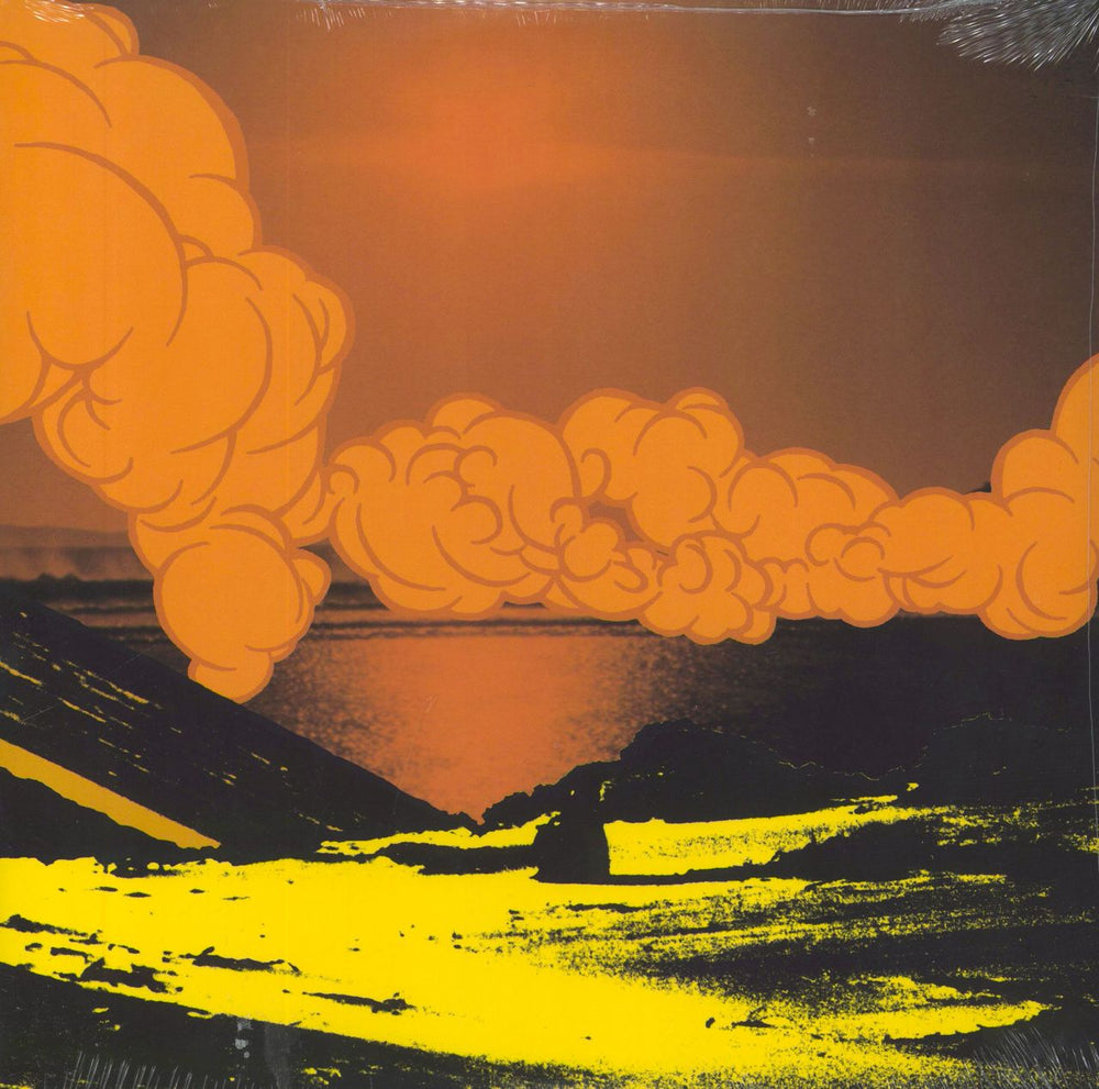 Pelican Australasia - Orange with Black and Yellow Vinyl US 2-LP vinyl record set (Double LP Album) THRILL557