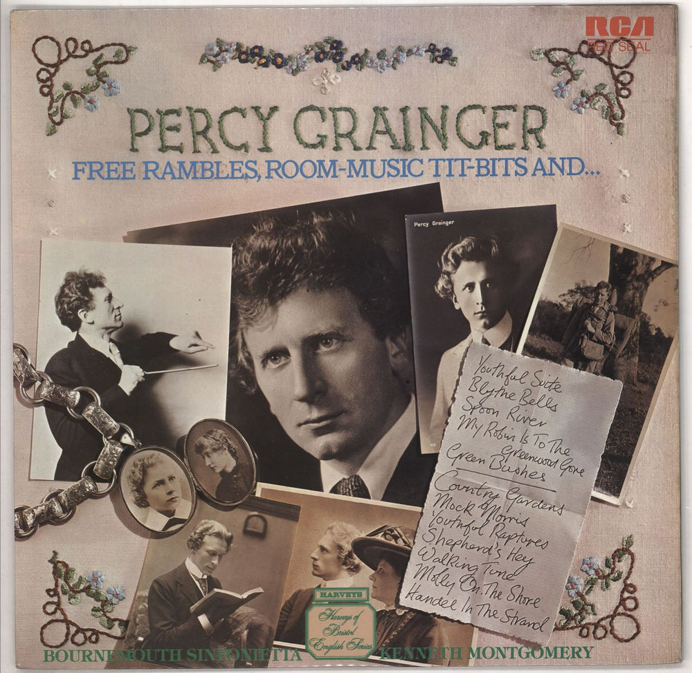 Percy Grainger Free Rambles, Room-Music Tit-Bits And... UK vinyl LP album (LP record) RL25198