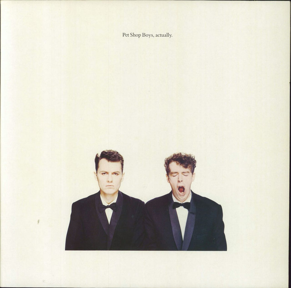 Pet Shop Boys Actually Dutch vinyl LP album (LP record) 5099974697212