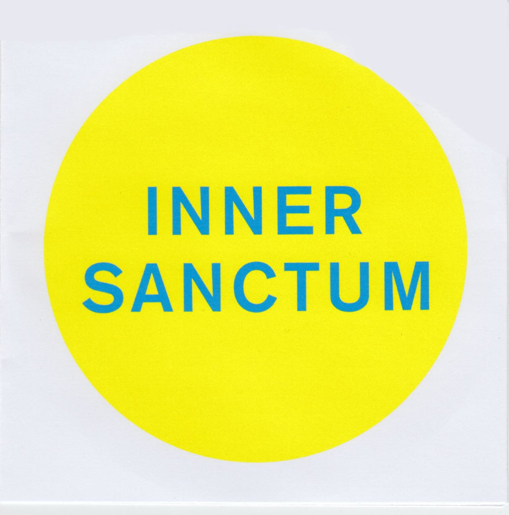 Pet Shop Boys Inner Sanctum UK Promo CD-R acetate X20007CD1-P3