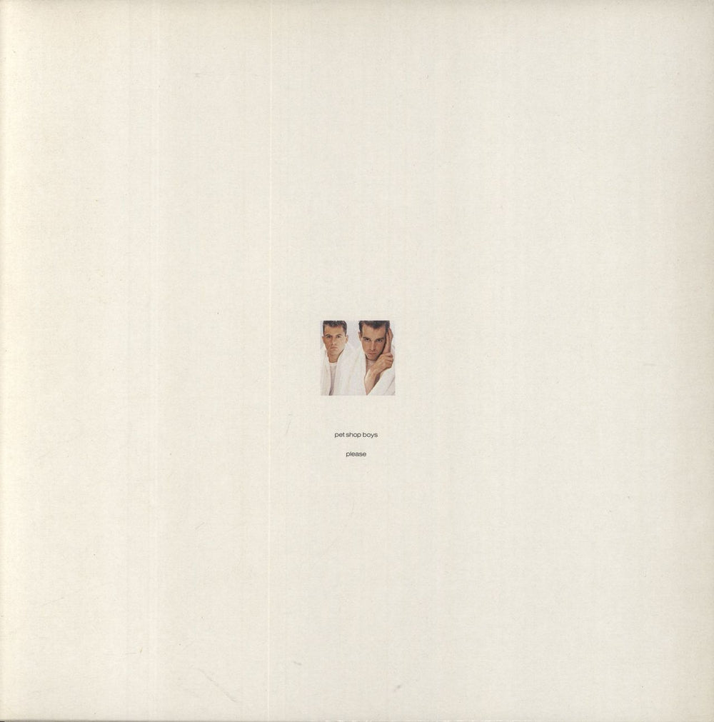 Pet Shop Boys Please UK vinyl LP album (LP record) PCS7303