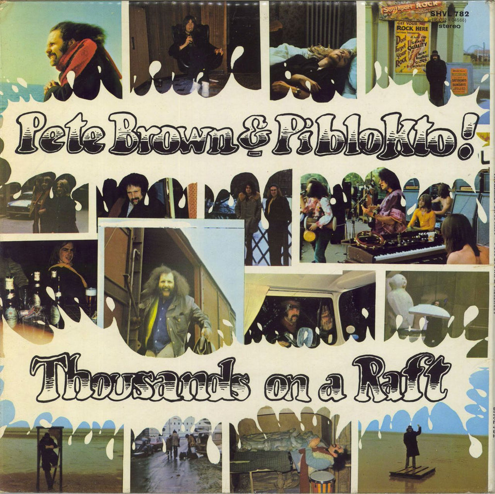 Pete Brown (Piblokto) Thousands On A Raft - VG/WOS UK vinyl LP album (LP record) PBRLPTH818432