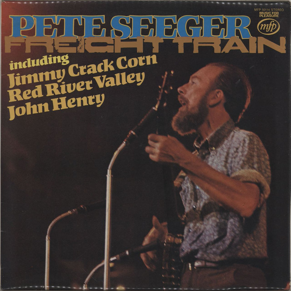 Pete Seeger Freight Train UK vinyl LP album (LP record) MFP50114