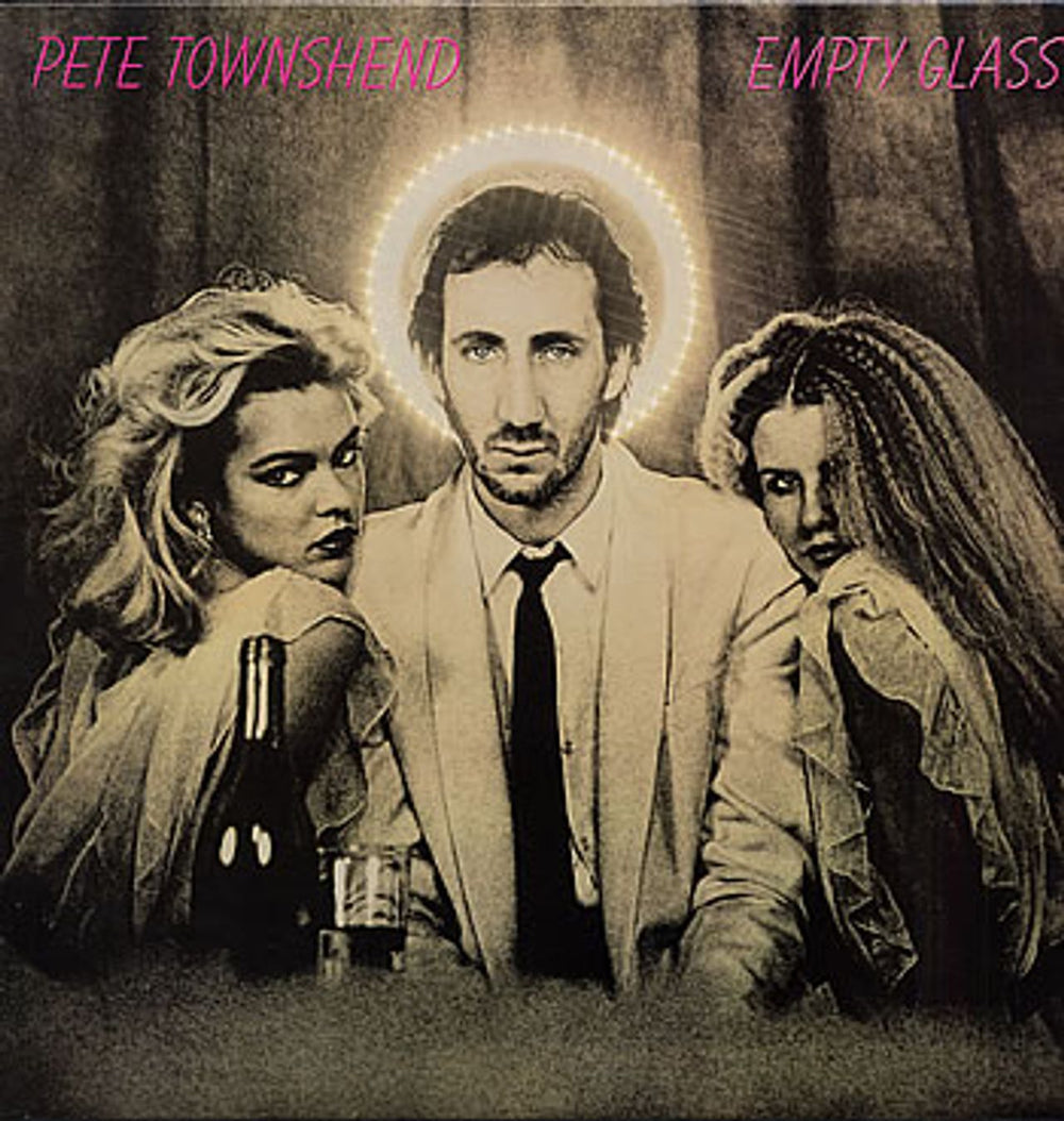 Pete Townshend Empty Glass + Poster - EX UK vinyl LP album (LP record) K50699