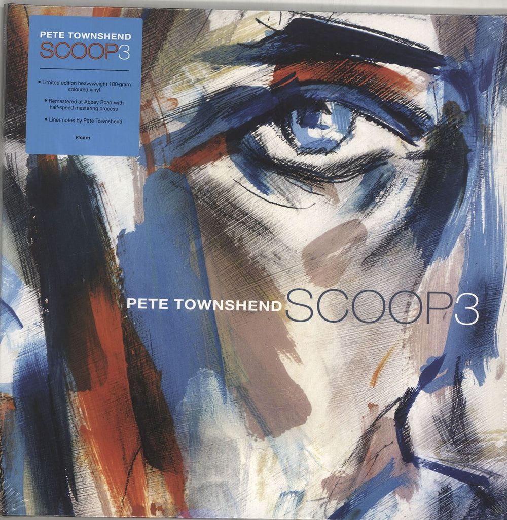 Pete Townshend Scoop 3 - 180gram Blue Vinyl - Sealed UK 3-LP vinyl record set (Triple LP Album) PTS3LP1