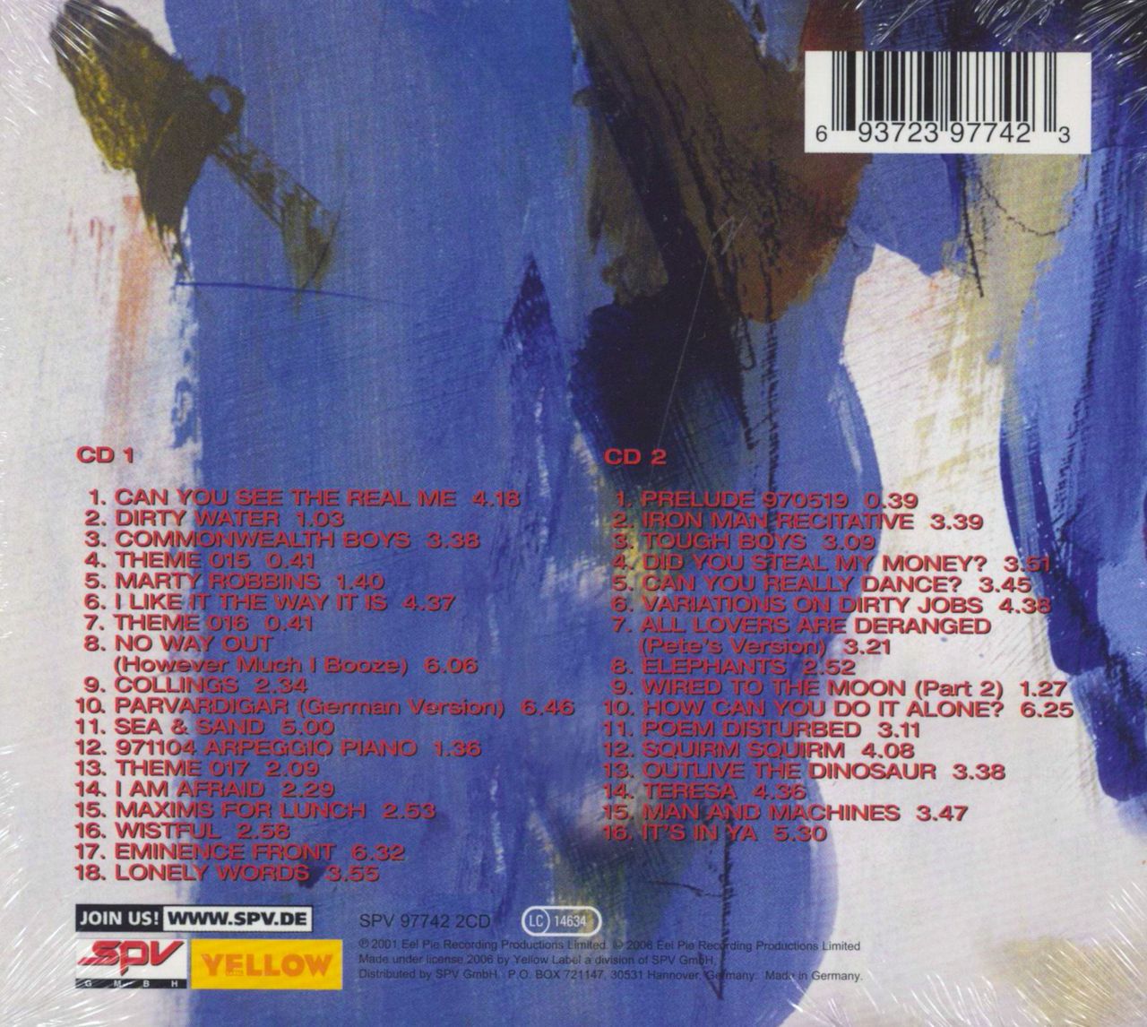 Pete　2-CD　Townshend　Scoop　Remastered　3:　German　Sealed　album　set　—