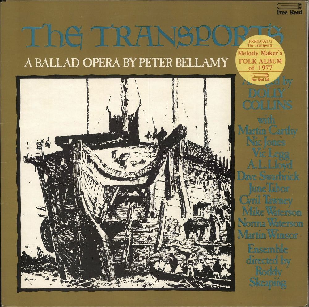Peter Bellamy The Transports UK 2-LP vinyl record set (Double LP Album) FRRD021/022