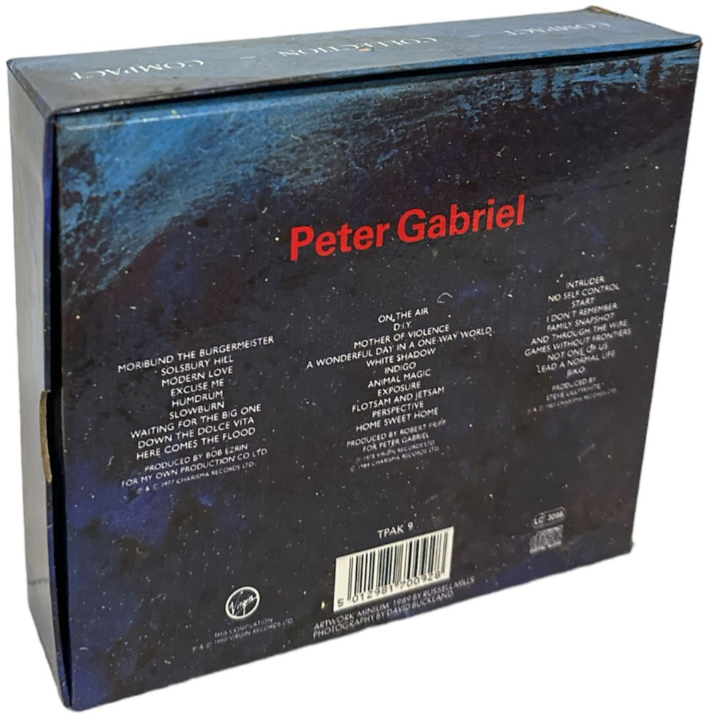 Peter Gabriel Collectors' Edition UK CD Album Box Set 077778772125