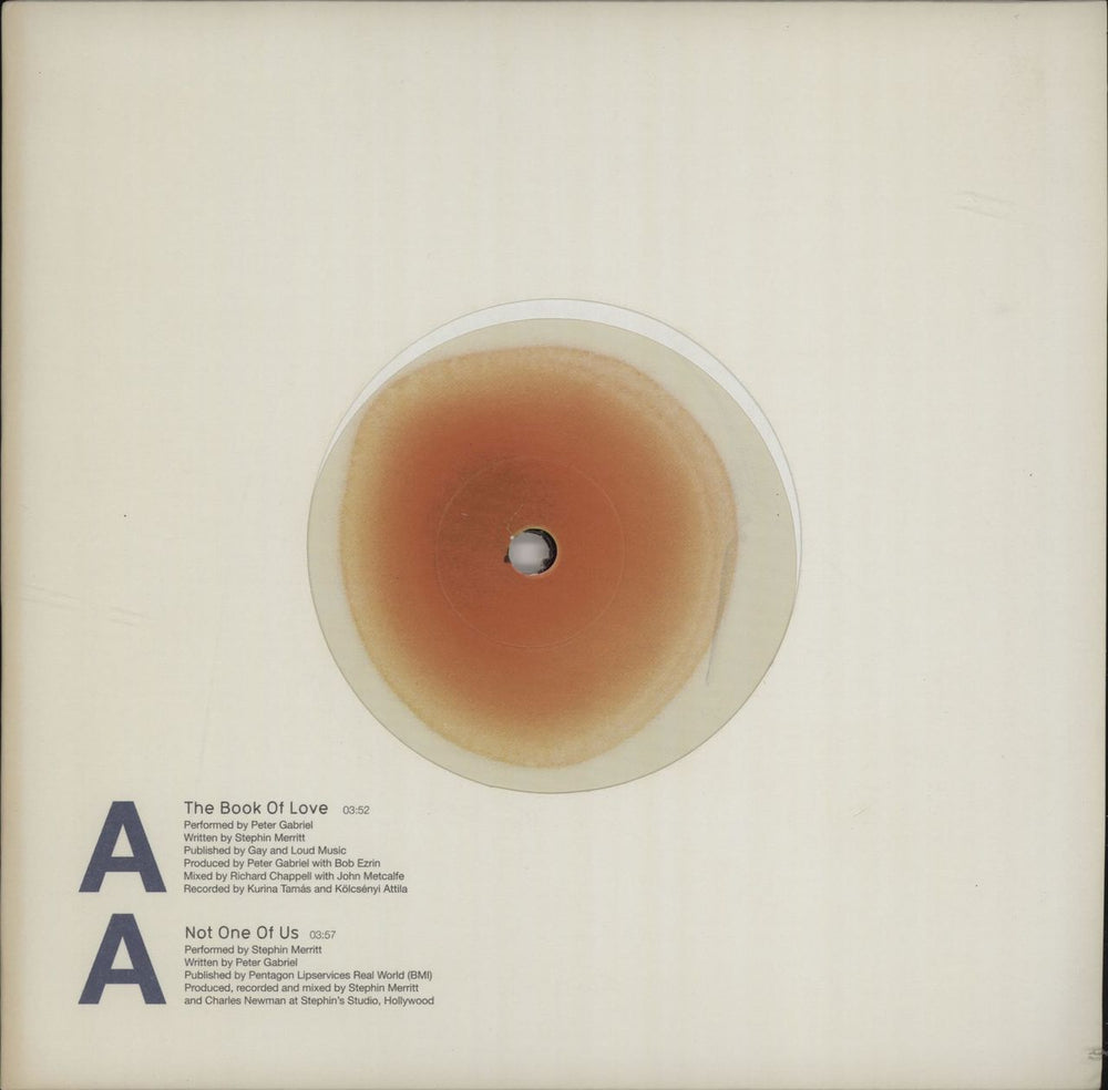Peter Gabriel The Book Of Love - RSD10 US 7" vinyl single (7 inch record / 45) PGSV15
