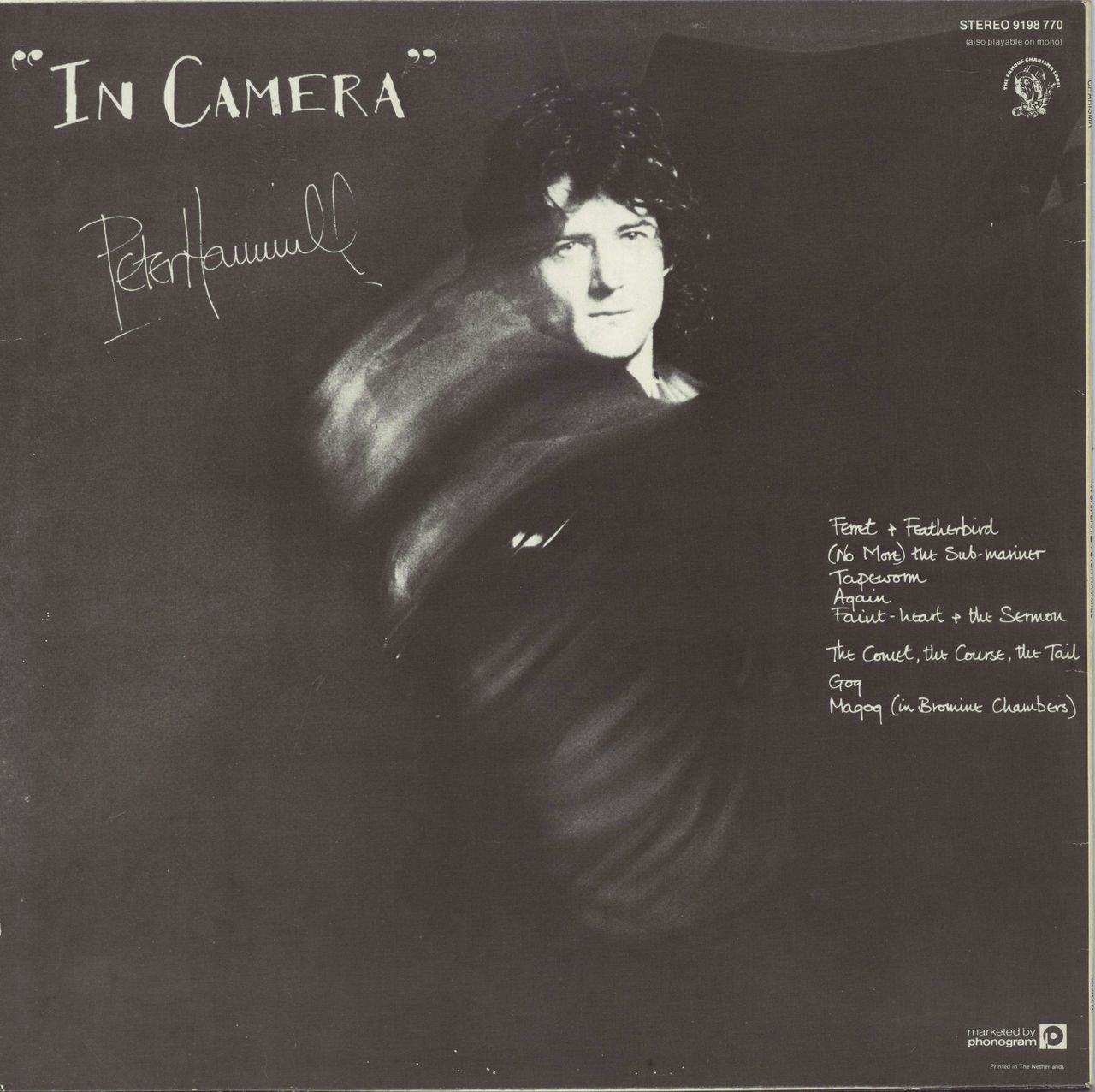 Peter Hammill In Camera Dutch Vinyl LP