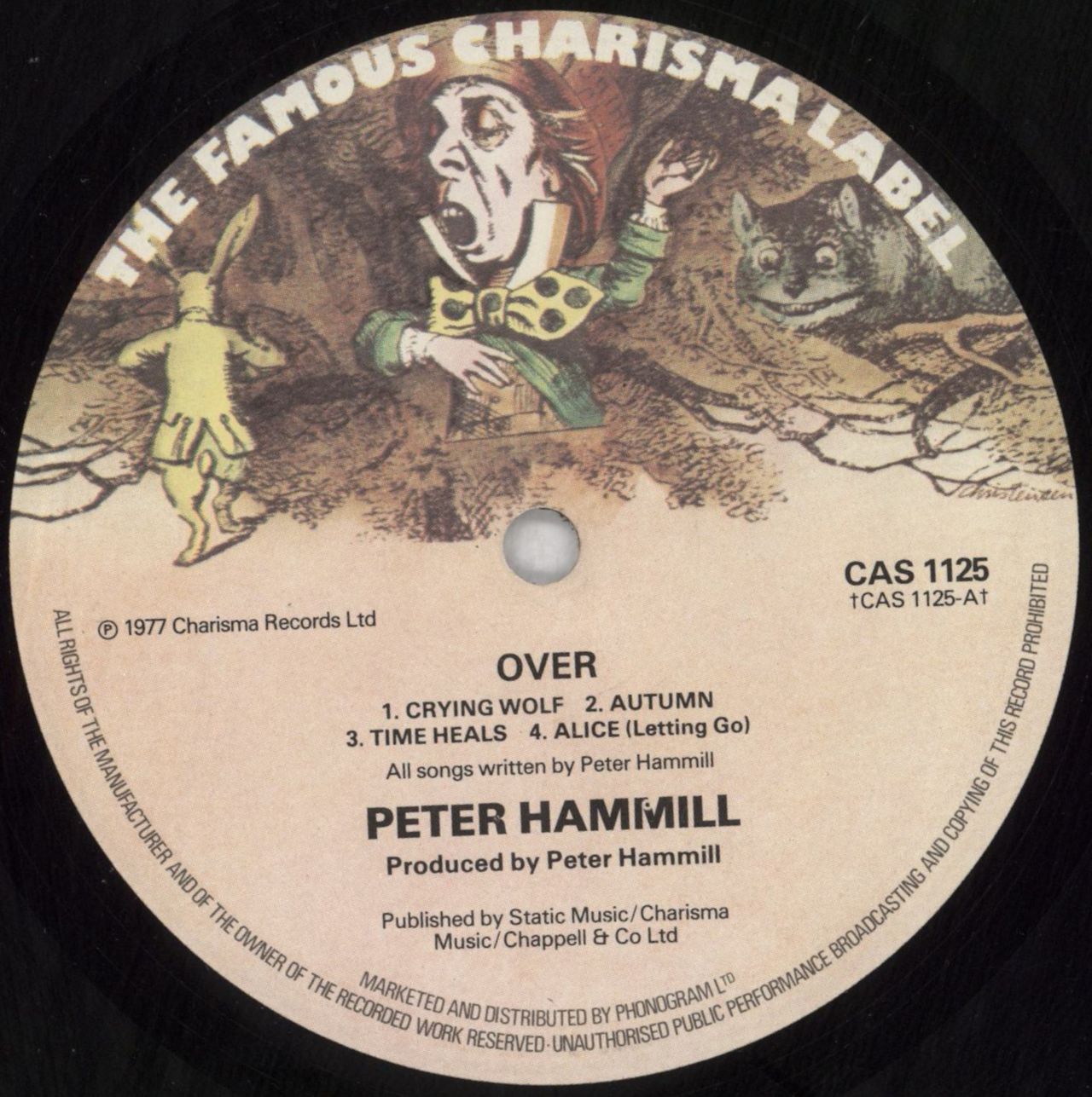 Peter Hammill Over + Inner UK Vinyl LP — RareVinyl.com