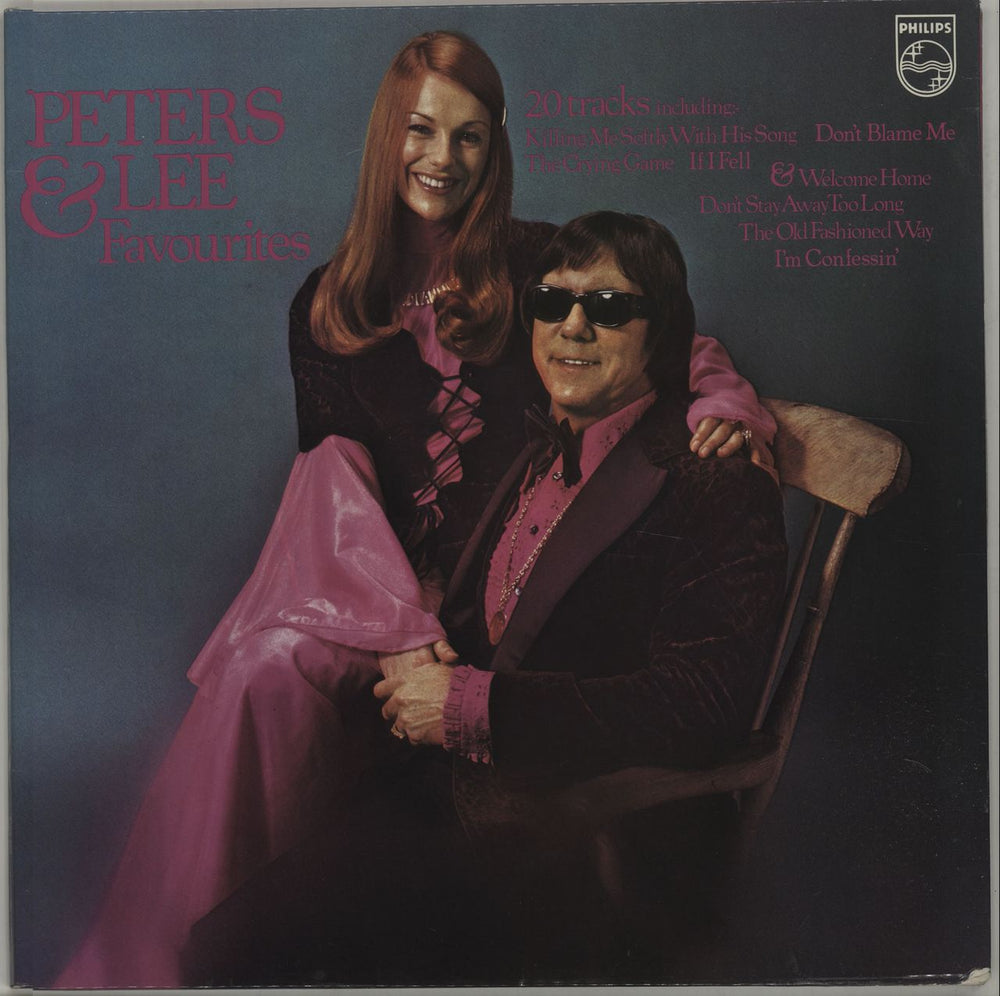 Peters & Lee Peters & Lee Favourites - Dedicated, Autographed UK vinyl LP album (LP record) 9109205