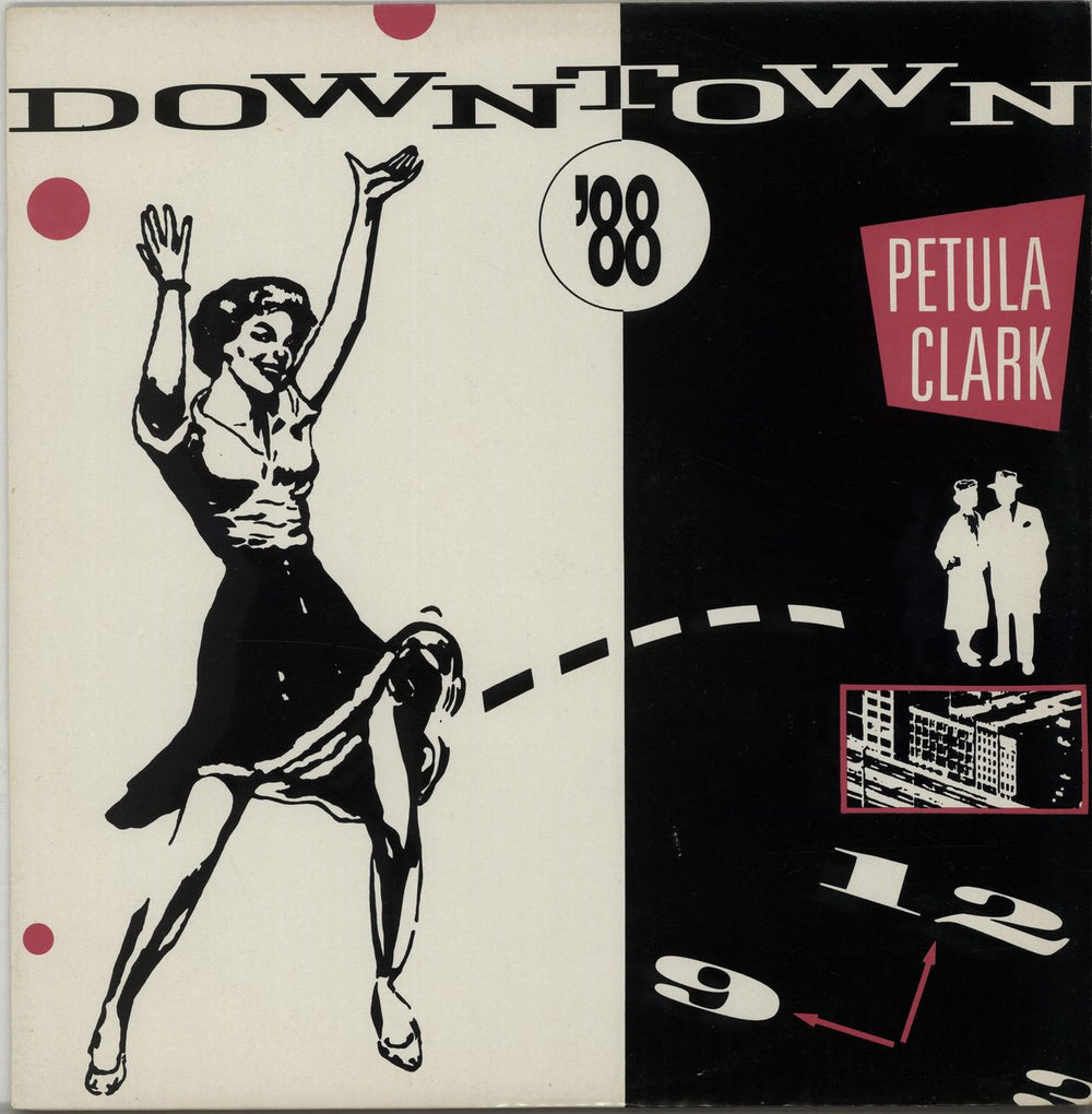 Petula Clark Downtown '88 UK 12" vinyl single (12 inch record / Maxi-single) PYT19