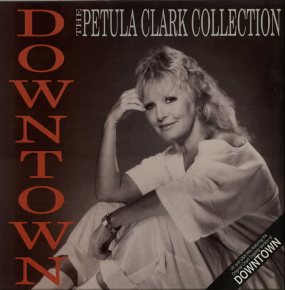 Petula Clark Downtown: The Petula Clark Collection UK vinyl LP album (LP record) PYL17