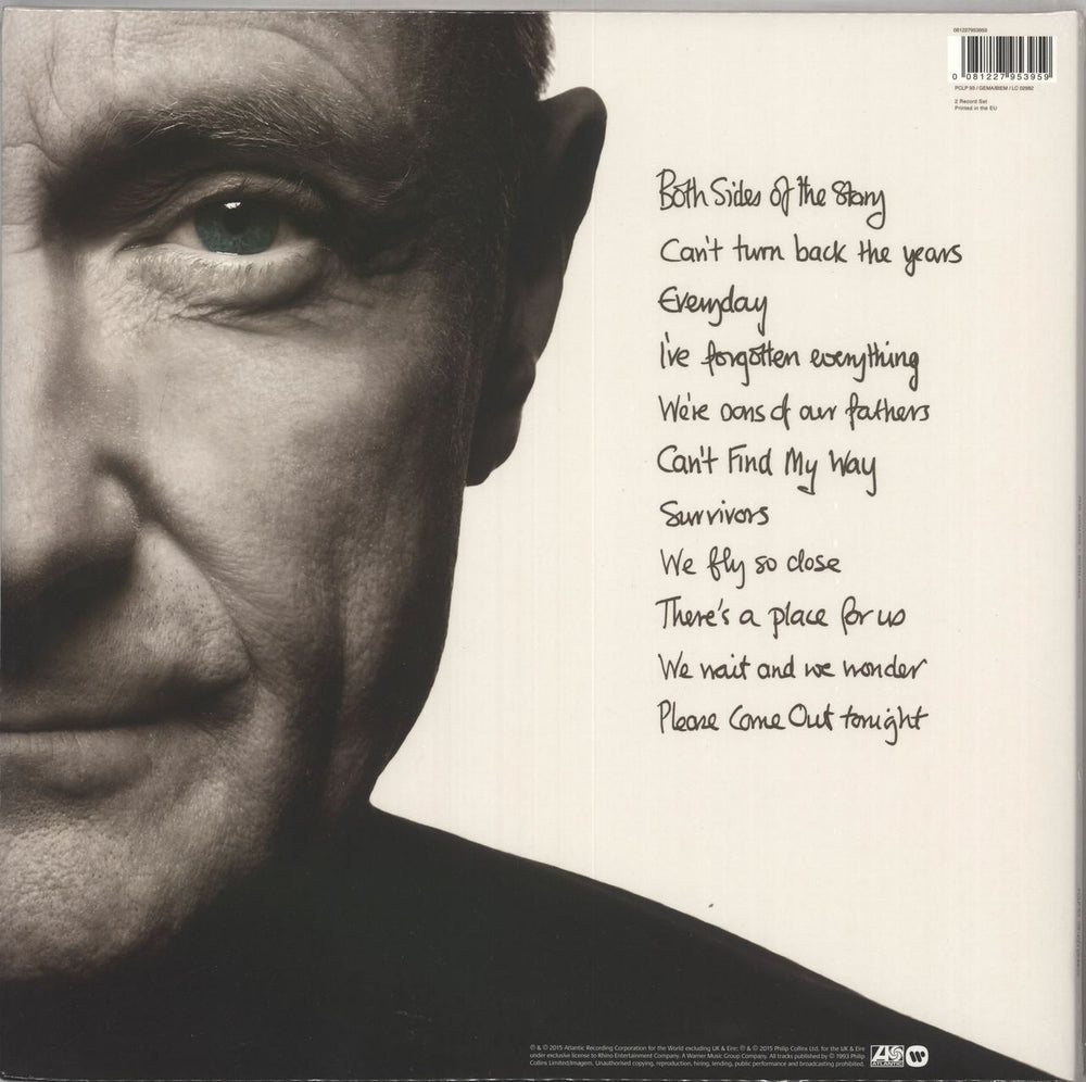 Phil Collins Both Sides - 180gm - Sealed UK 2-LP vinyl record set (Double LP Album) COL2LBO734883