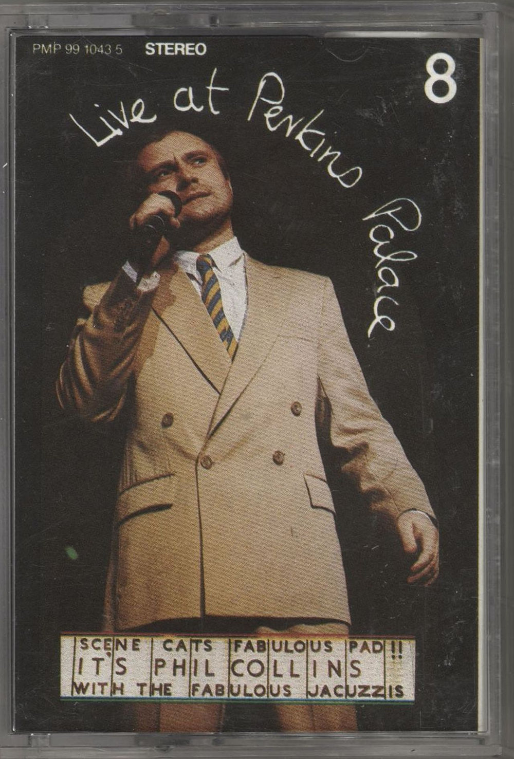 Phil Collins Live At Perkins Palace - Video 8 Cassette UK video-8 PMP9910435