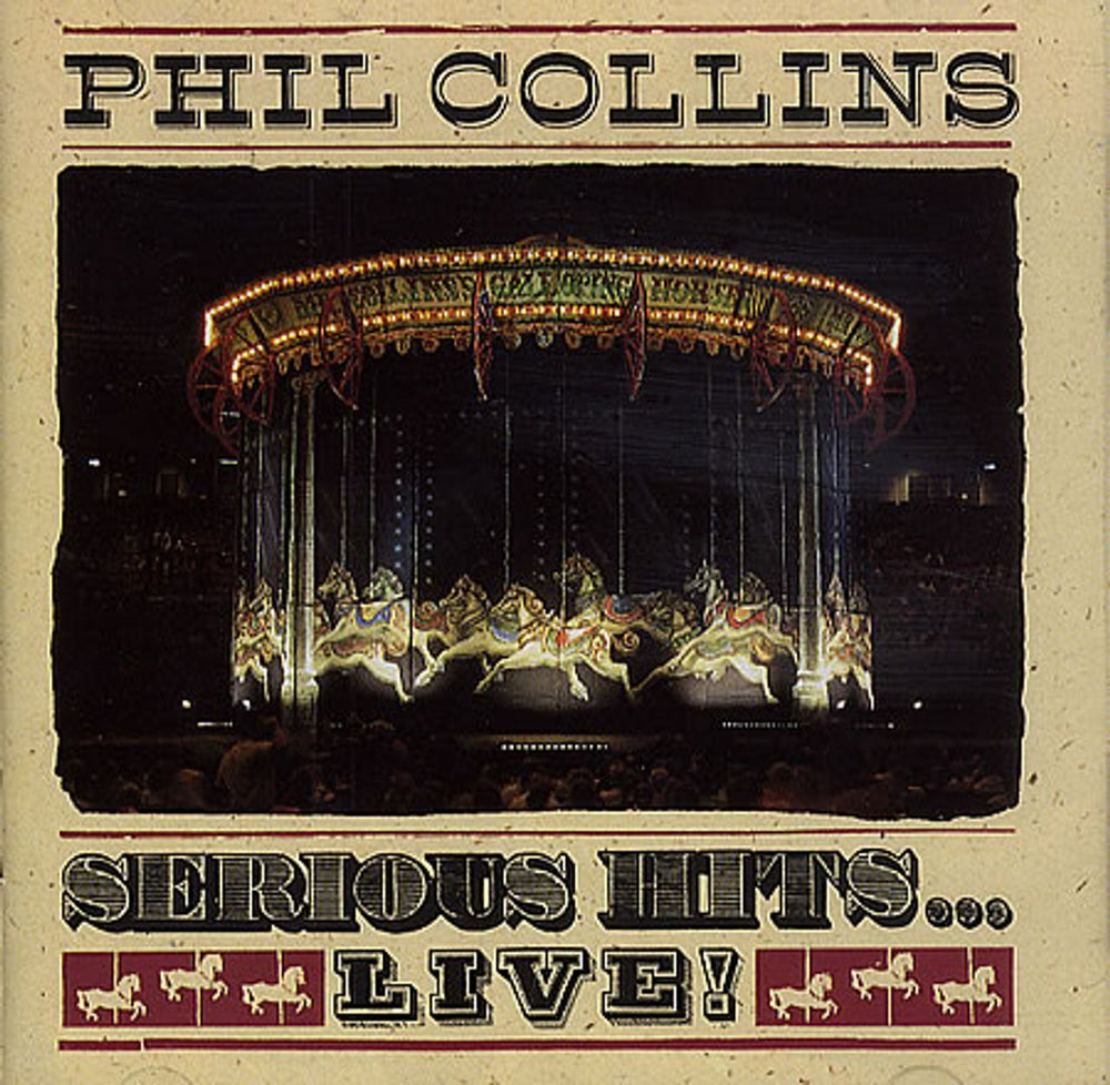 Phil Collins Serious Hits...Live! UK CD album (CDLP) PCCD1