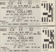 Phil Collins Serious Tour + ticket stub UK tour programme COLTRSE677247