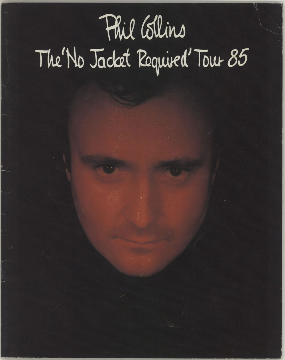 Phil Collins The No Jacket Required Tour 85 UK tour programme TOUR PROGRAMME