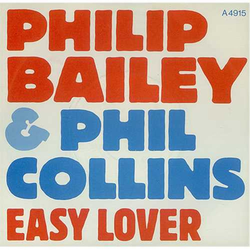 Philip Bailey Easy Lover - Injection - P/S UK 7" vinyl single (7 inch record / 45) A4915