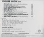 Phoebe Snow Live US Promo CD-R acetate CD-R ACETATE