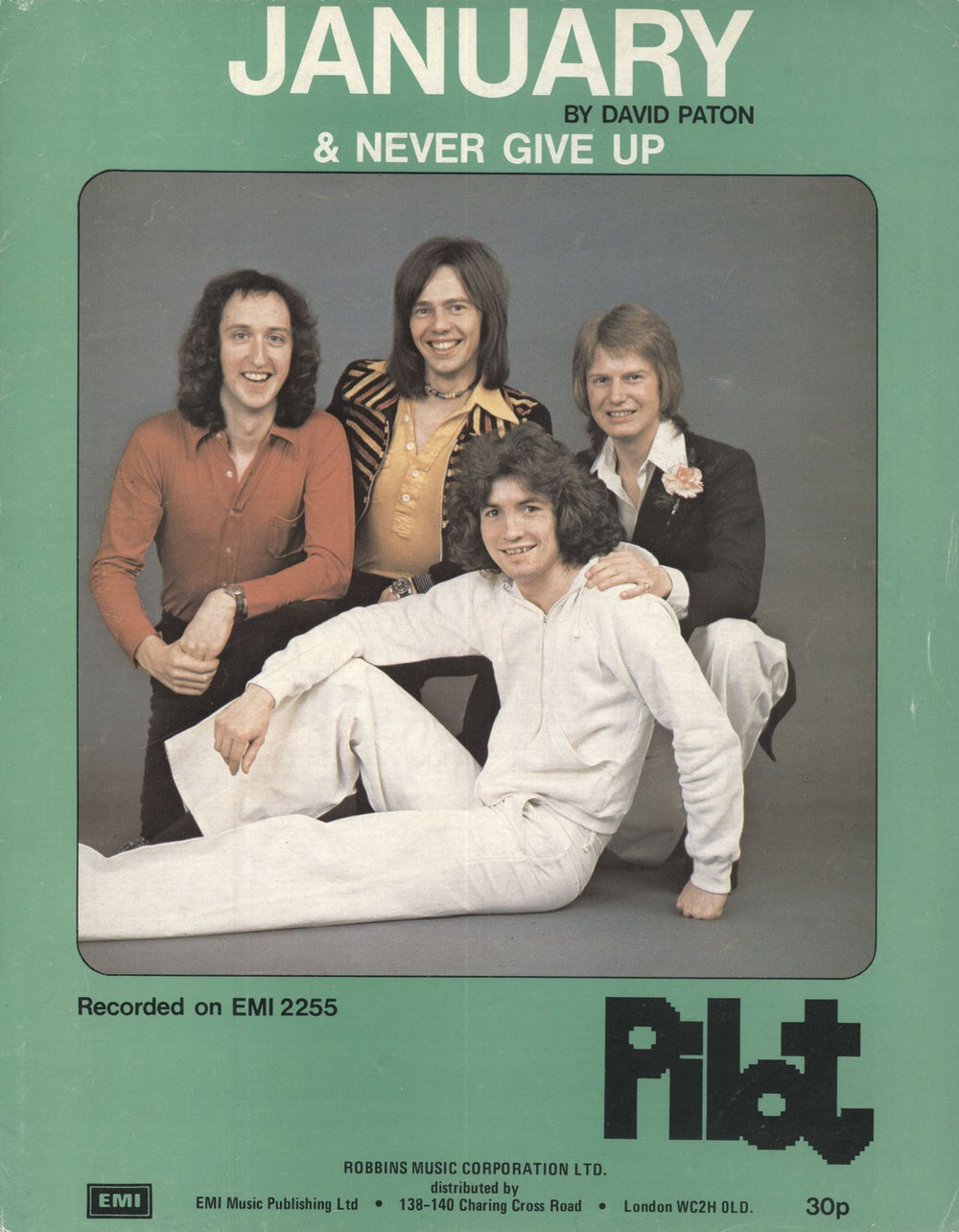 Pilot January & Never Give Up UK sheet music