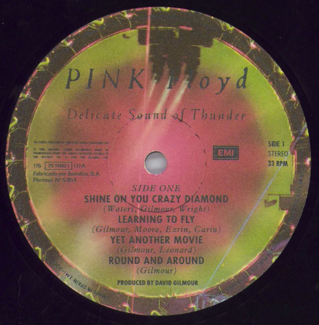 Pink Floyd - Delicate Sound Of Thunder Vinilo