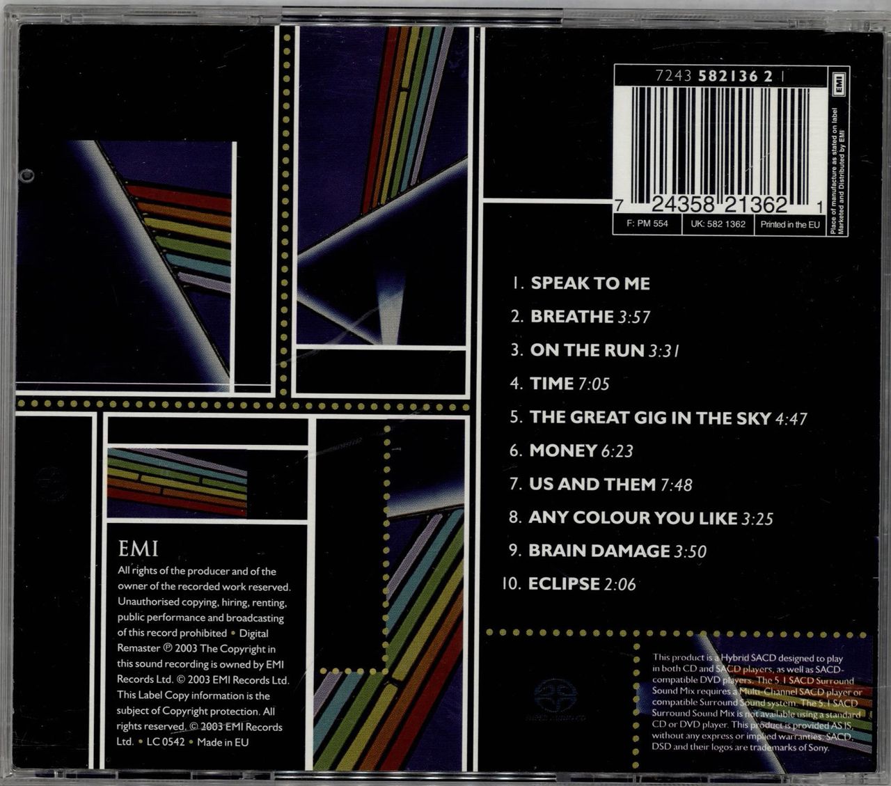 Pink Floyd The Dark Side Of The Moon UK Super audio CD — RareVinyl.com