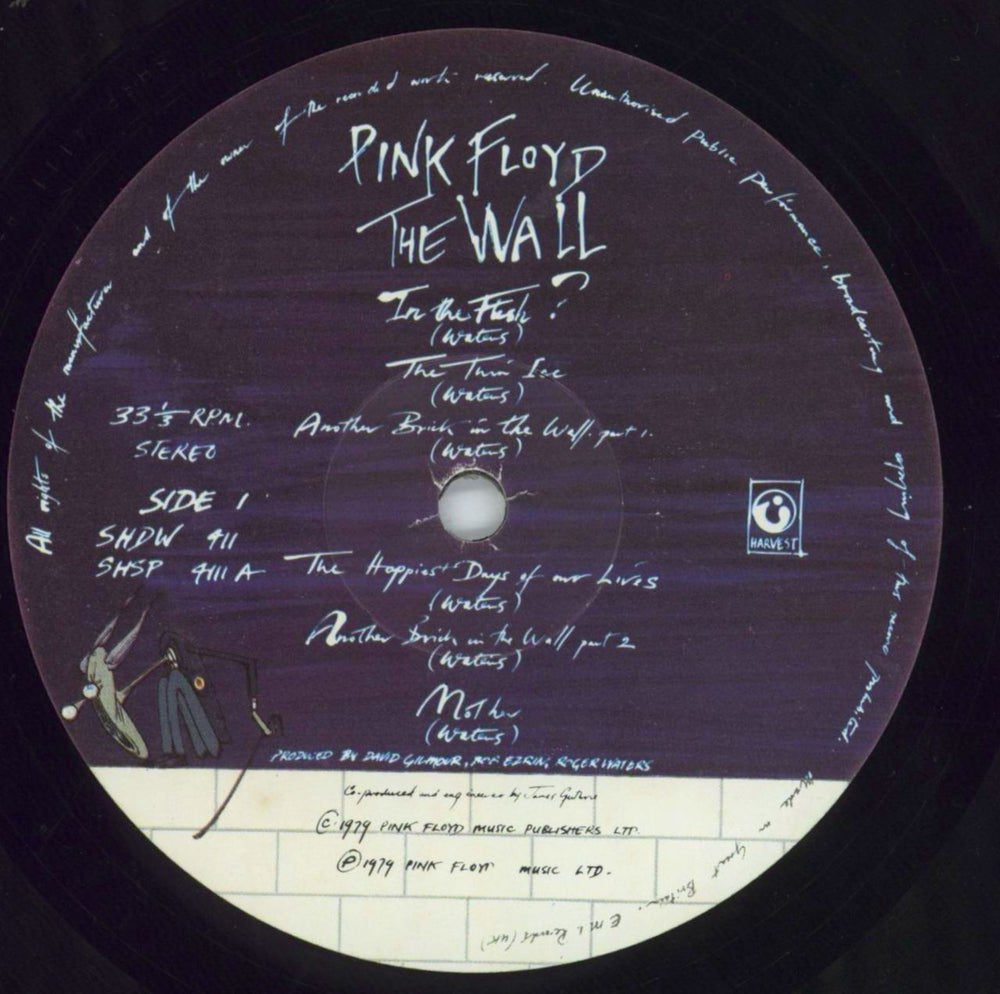 Pink Floyd The Wall - Barcoded & Stickered UK 2-LP vinyl record set (Double LP Album) PIN2LTH380685