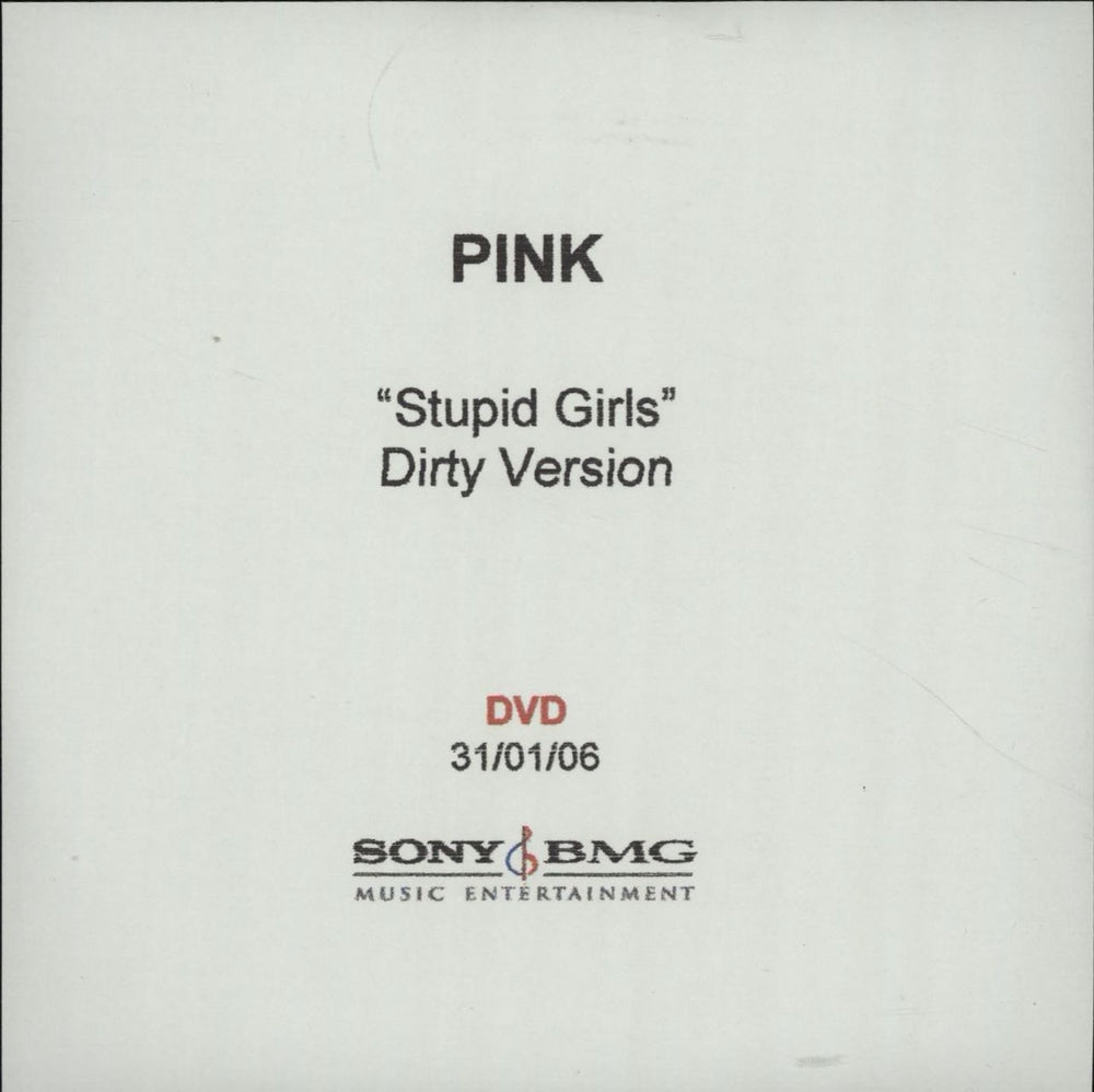 Pink Stupid Girls + DVD-R UK Promo CD single (CD5 / 5") P-KC5ST659516