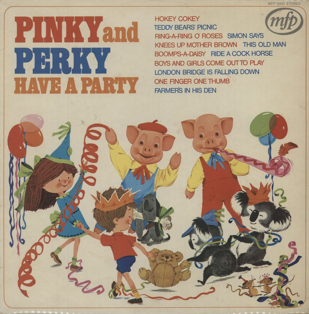 Pinky & Perky Pinky And Perky Have A Party UK vinyl LP album (LP record) MFP50031