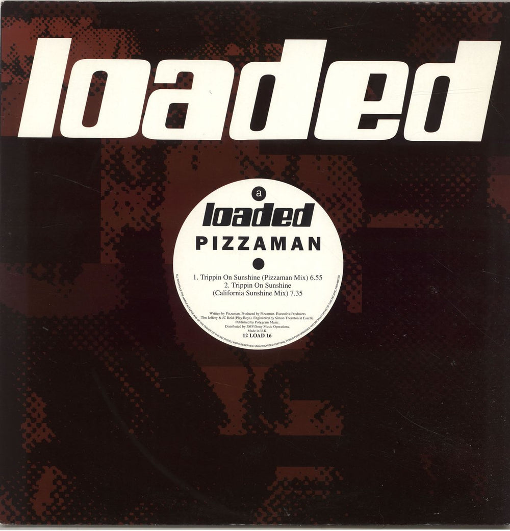 Pizzaman Trippin On Sunshine UK 12" vinyl single (12 inch record / Maxi-single) 12LOAD16