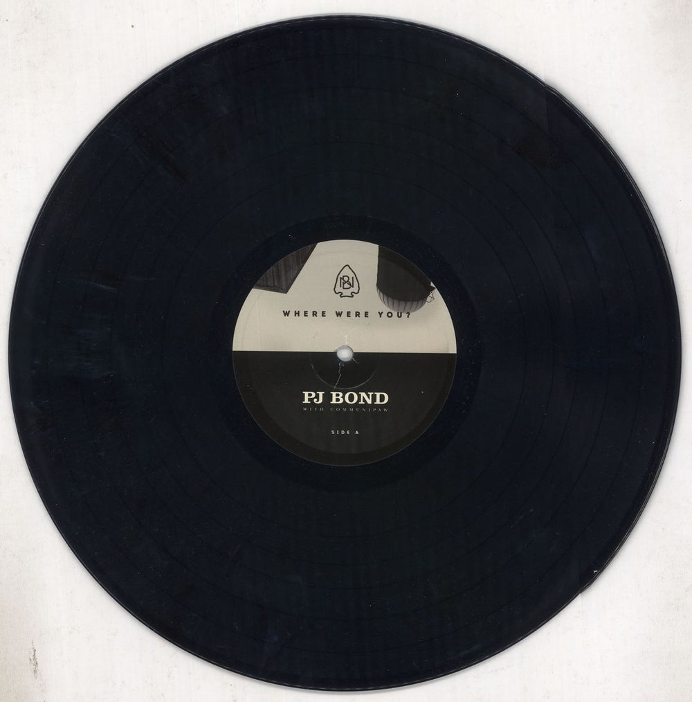 PJ Bond Where Were You? - Autographed US vinyl LP album (LP record) 06BLPWH741765