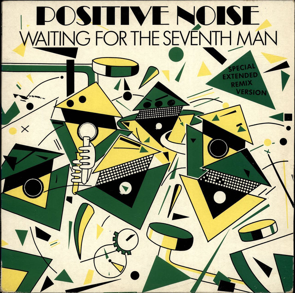 Positive Noise Wating For The Seventh Man UK 12" vinyl single (12 inch record / Maxi-single) STAT1512