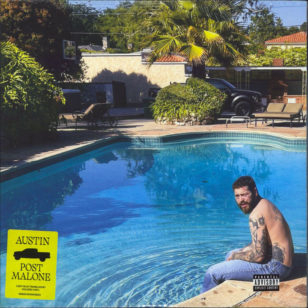 Post Malone Austin UK 2-LP vinyl record set (Double LP Album) 00602455845603