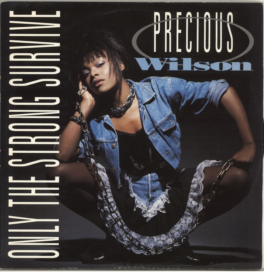 Precious Wilson Only The Strong Survive UK 12" vinyl single (12 inch record / Maxi-single) JIVET146