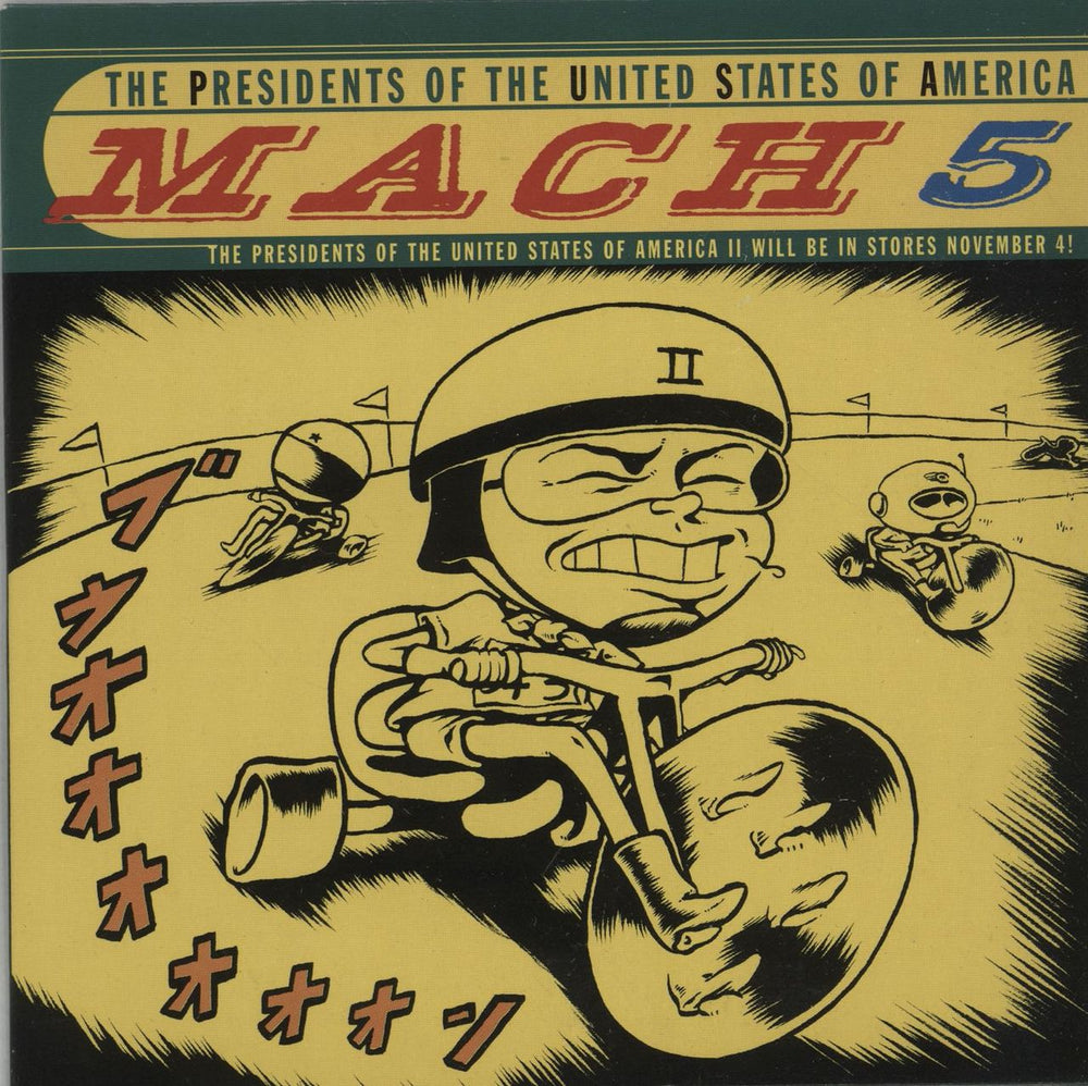 Presidents Of The USA Mach 5 Austrian Promo CD single (CD5 / 5") SAMPCS38231