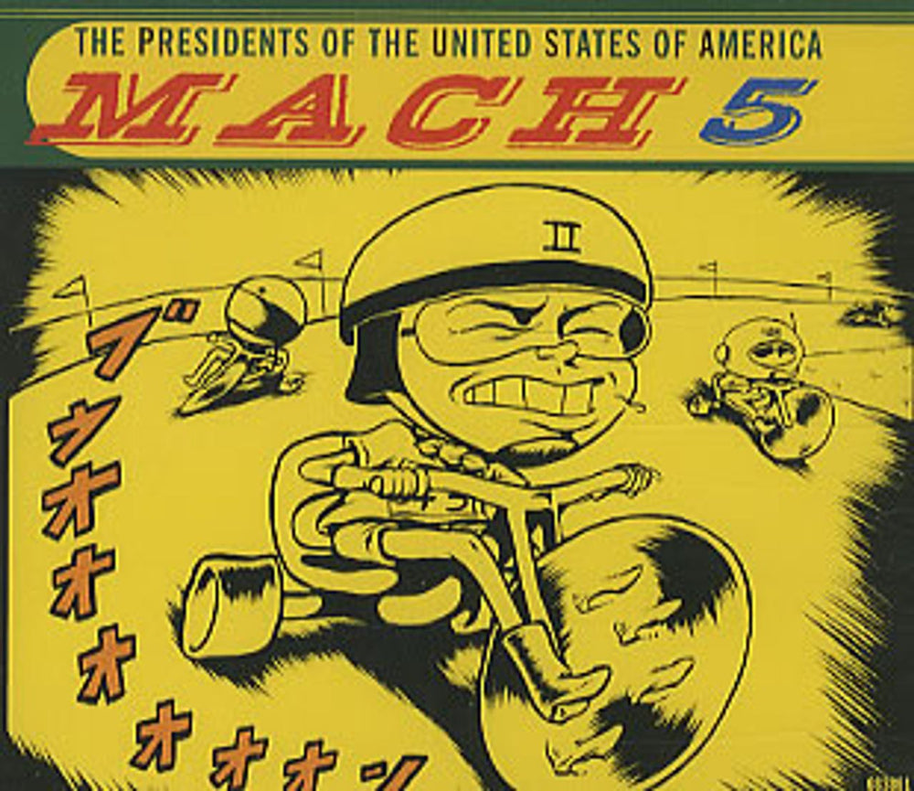 Presidents Of The USA Mach 5 UK CD single (CD5 / 5") 663881-2