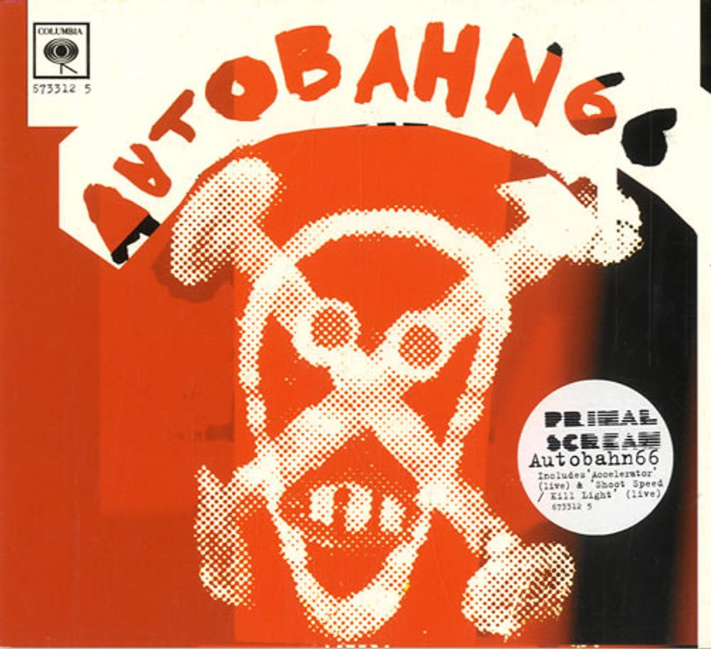 Primal Scream Autobahn 66 UK CD single (CD5 / 5") 6733125