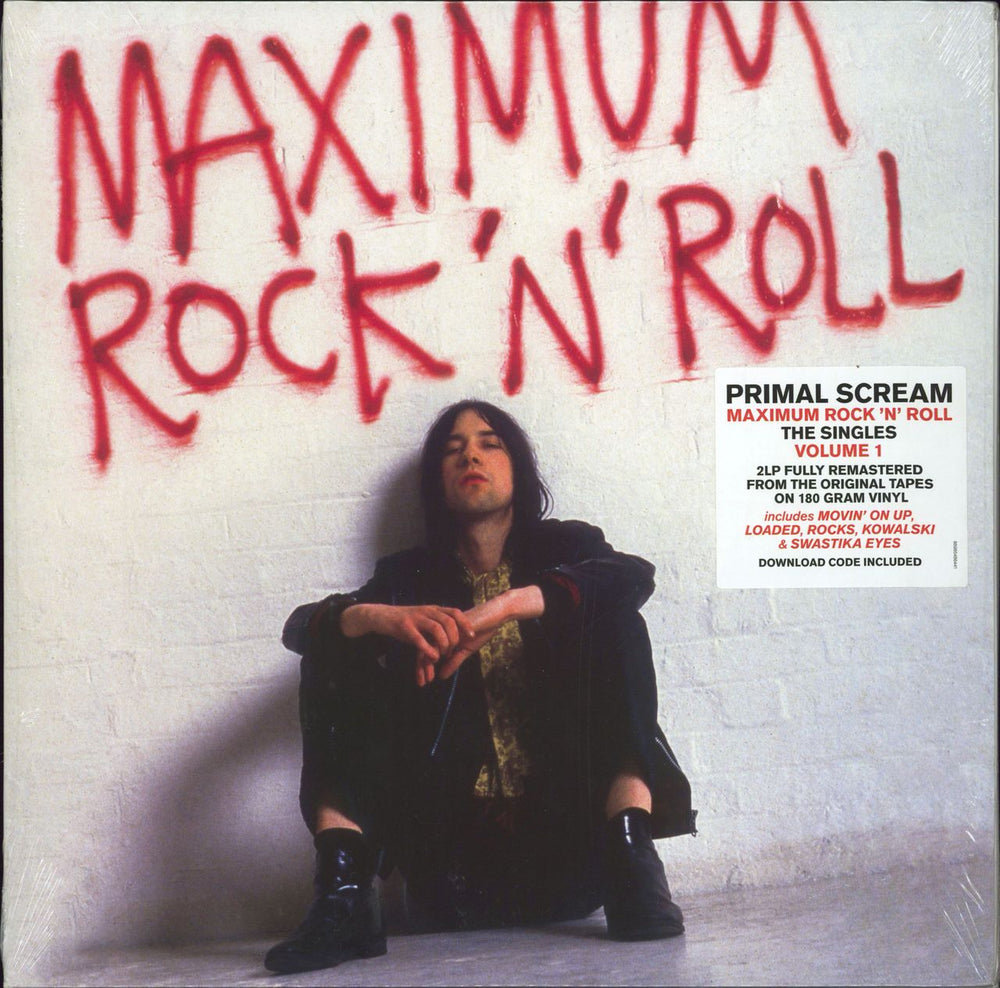 Primal Scream Maximum Rock 'N' Roll (The Singles Volume 1) - 180gm - Sealed UK 2-LP vinyl record set (Double LP Album) 889854864415