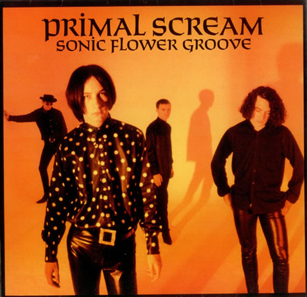 Primal Scream Sonic Flower Groove - EX UK vinyl LP album (LP record) ELV2