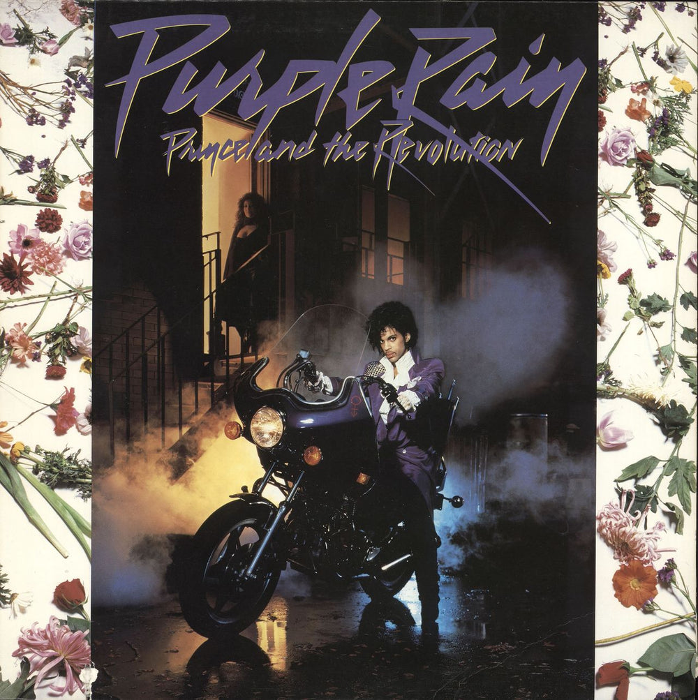 Prince Purple Rain + Poster - EX US vinyl LP album (LP record) 25110-1