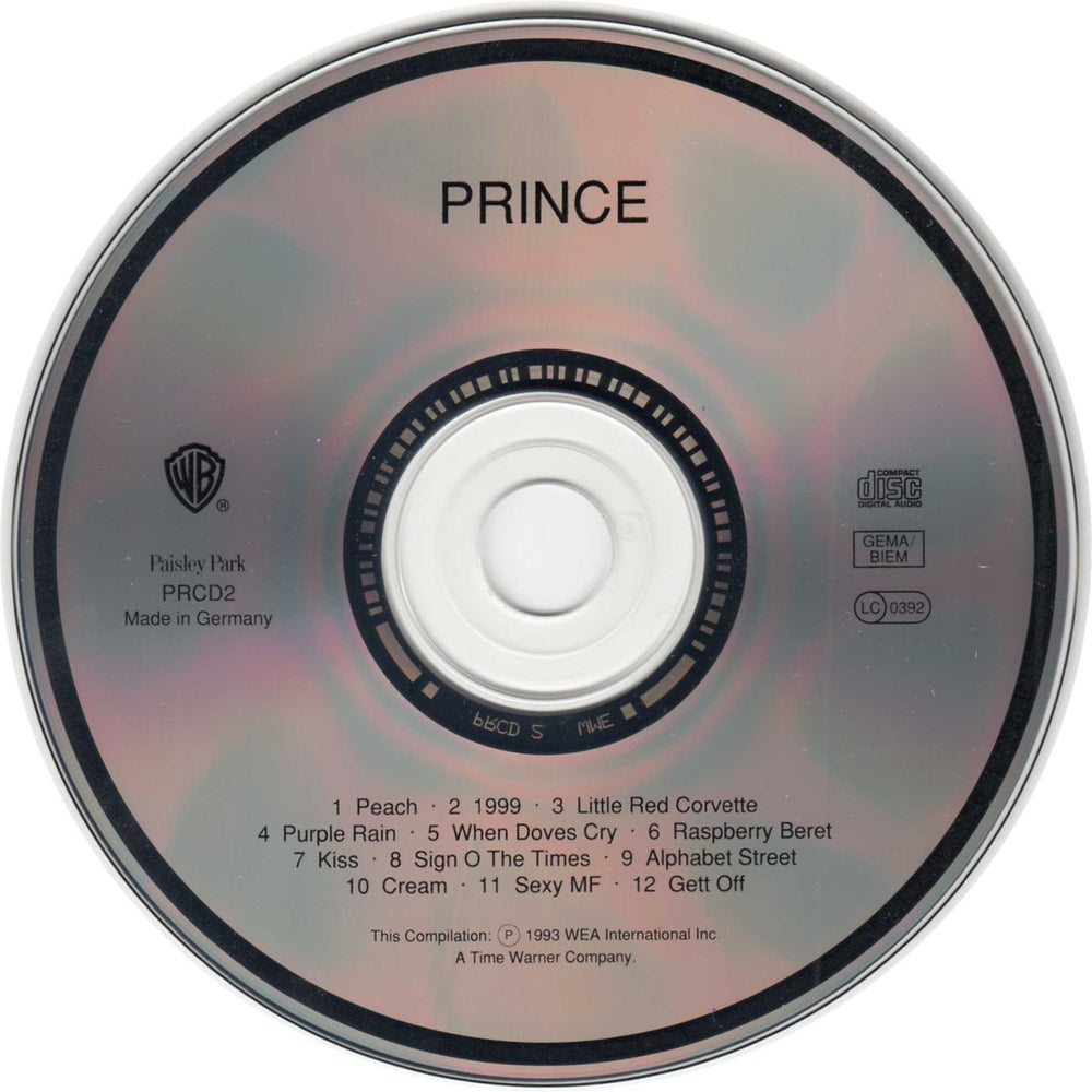 Prince The Hits - Sampler UK Promo CD album (CDLP)